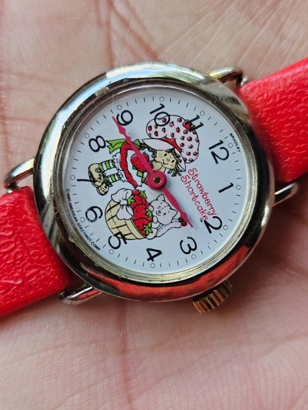 Vintage Bradley American Greetings Corp Wristwatch Swiss Made Hand Winding Watch